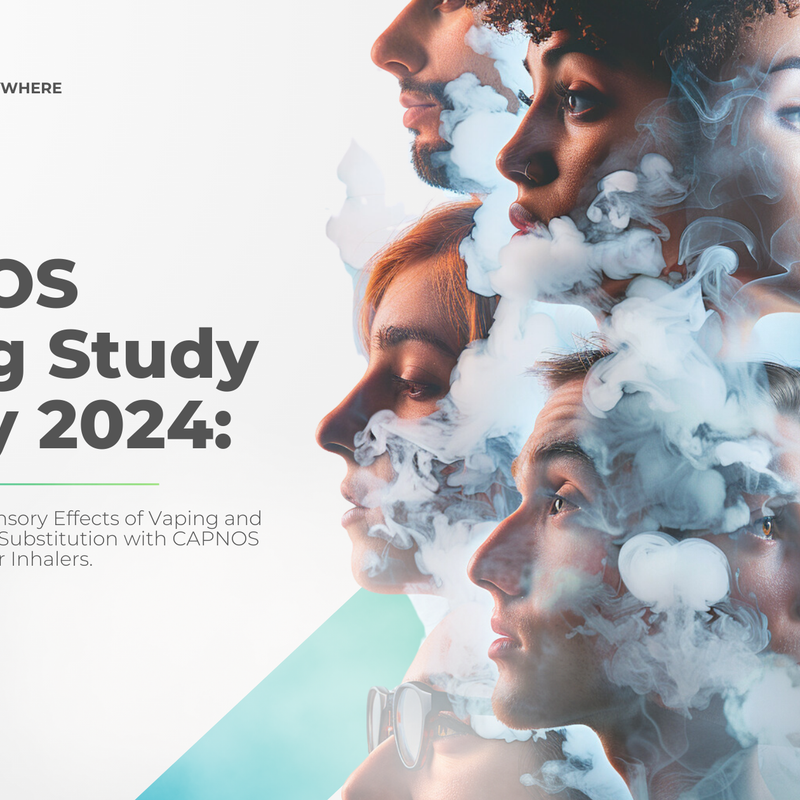 CAPNOS Vaping Study Survey 2024: Consumer Views on Sensory Effects of Vaping and Reasons for Behavioral Substitution with CAPNOS Flavored Pressurized Air Inhalers.